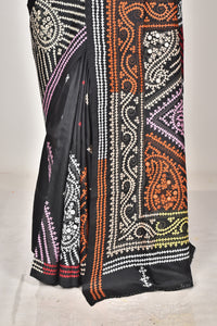 BANGALORE SILK GUJRATI STITCH SAREE