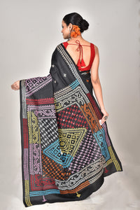 BANGALORE SILK GUJRATI STITCH SAREE