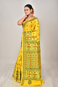 BANGALORE SILK GUJRATI STITCH SAREE