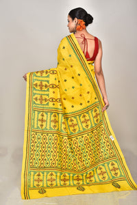 BANGALORE SILK GUJRATI STITCH SAREE