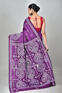 BANGALORE SILK GUJRATI STITCH SAREE