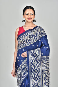 BANGALORE SILK GUJRATI STITCH SAREE