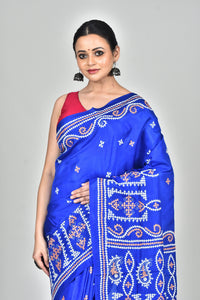 BANGALORE SILK GUJRATI STITCH SAREE