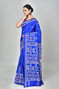 BANGALORE SILK GUJRATI STITCH SAREE