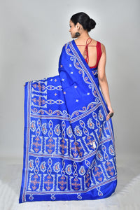 BANGALORE SILK GUJRATI STITCH SAREE