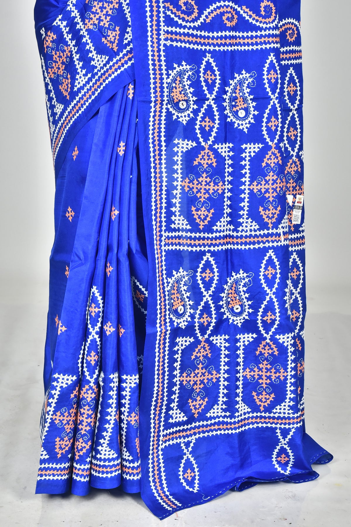 BANGALORE SILK GUJRATI STITCH SAREE