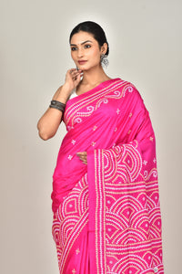 BANGALORE SILK GUJRATI STITCH SAREE