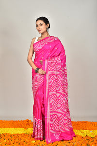 BANGALORE SILK GUJRATI STITCH SAREE