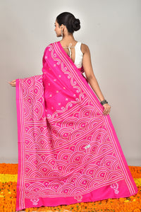 BANGALORE SILK GUJRATI STITCH SAREE