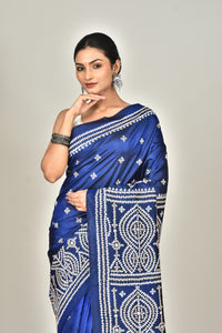 BANGALORE SILK GUJRATI STITCH SAREE