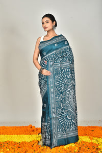BANGALORE SILK GUJRATI STITCH SAREE