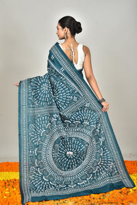 BANGALORE SILK GUJRATI STITCH SAREE