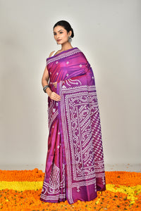 BANGALORE SILK GUJRATI STITCH SAREE