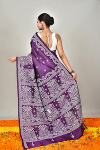 BANGALORE SILK GUJRATI STITCH SAREE