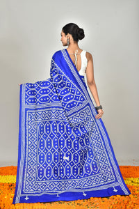 BANGALORE SILK GUJRATI STITCH SAREE