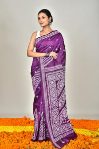 BANGALORE SILK GUJRATI STITCH SAREE