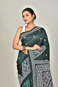 BANGALORE SILK GUJRATI STITCH SAREE