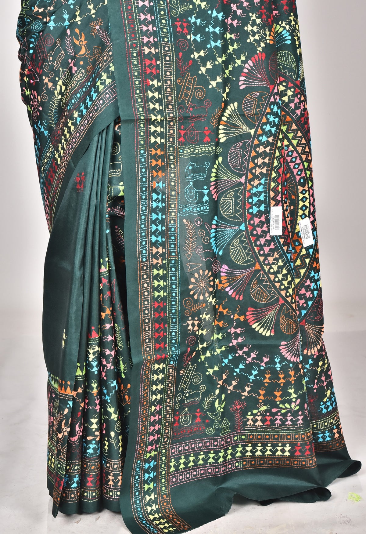 BANGALORE SILK KANTHA SAREE