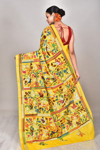 BANGALORE SILK KANTHA SAREE