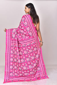 BANGALORE SILK KANTHA SAREE