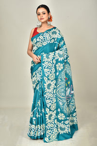 BANGALORE SILK KANTHA SAREE