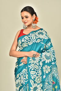 BANGALORE SILK KANTHA SAREE