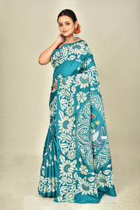 BANGALORE SILK KANTHA SAREE