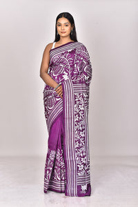BANGALORE SILK KANTHA SAREE
