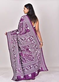 BANGALORE SILK KANTHA SAREE