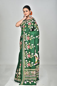 BANGALORE SILK KANTHA SAREE