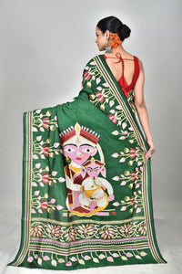 BANGALORE SILK KANTHA SAREE