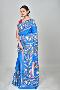 BANGALORE SILK KANTHA SAREE