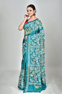 BANGALORE SILK KANTHA SAREE