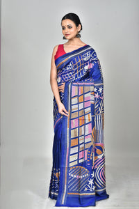 BANGALORE SILK KANTHA SAREE