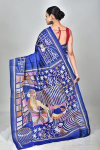 BANGALORE SILK KANTHA SAREE