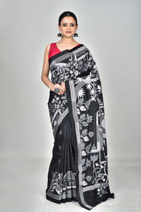 BANGALORE SILK KANTHA SAREE