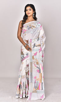 BANGALORE SILK KANTHA SAREE