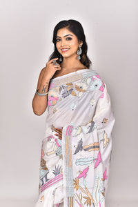 BANGALORE SILK KANTHA SAREE