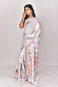 BANGALORE SILK KANTHA SAREE
