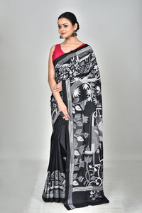 BANGALORE SILK KANTHA SAREE