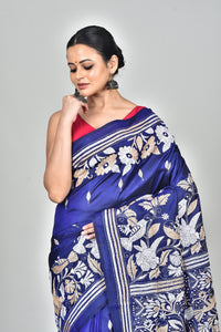 BANGALORE SILK KANTHA SAREE