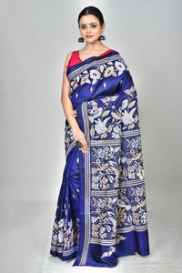 BANGALORE SILK KANTHA SAREE