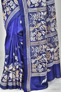 BANGALORE SILK KANTHA SAREE