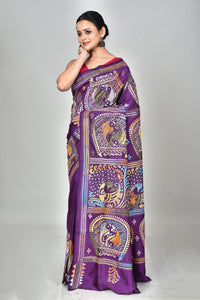 BANGALORE SILK KANTHA SAREE