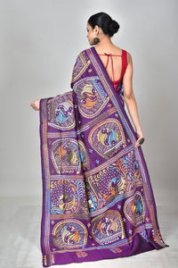 BANGALORE SILK KANTHA SAREE