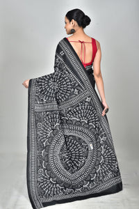 BANGALORE SILK KANTHA SAREE