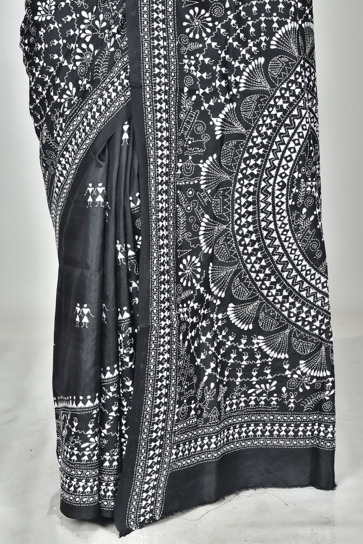 BANGALORE SILK KANTHA SAREE