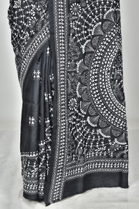 BANGALORE SILK KANTHA SAREE