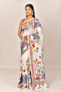 BANGALORE SILK KANTHA SAREE