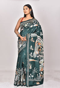 BANGALORE SILK KANTHA SAREE